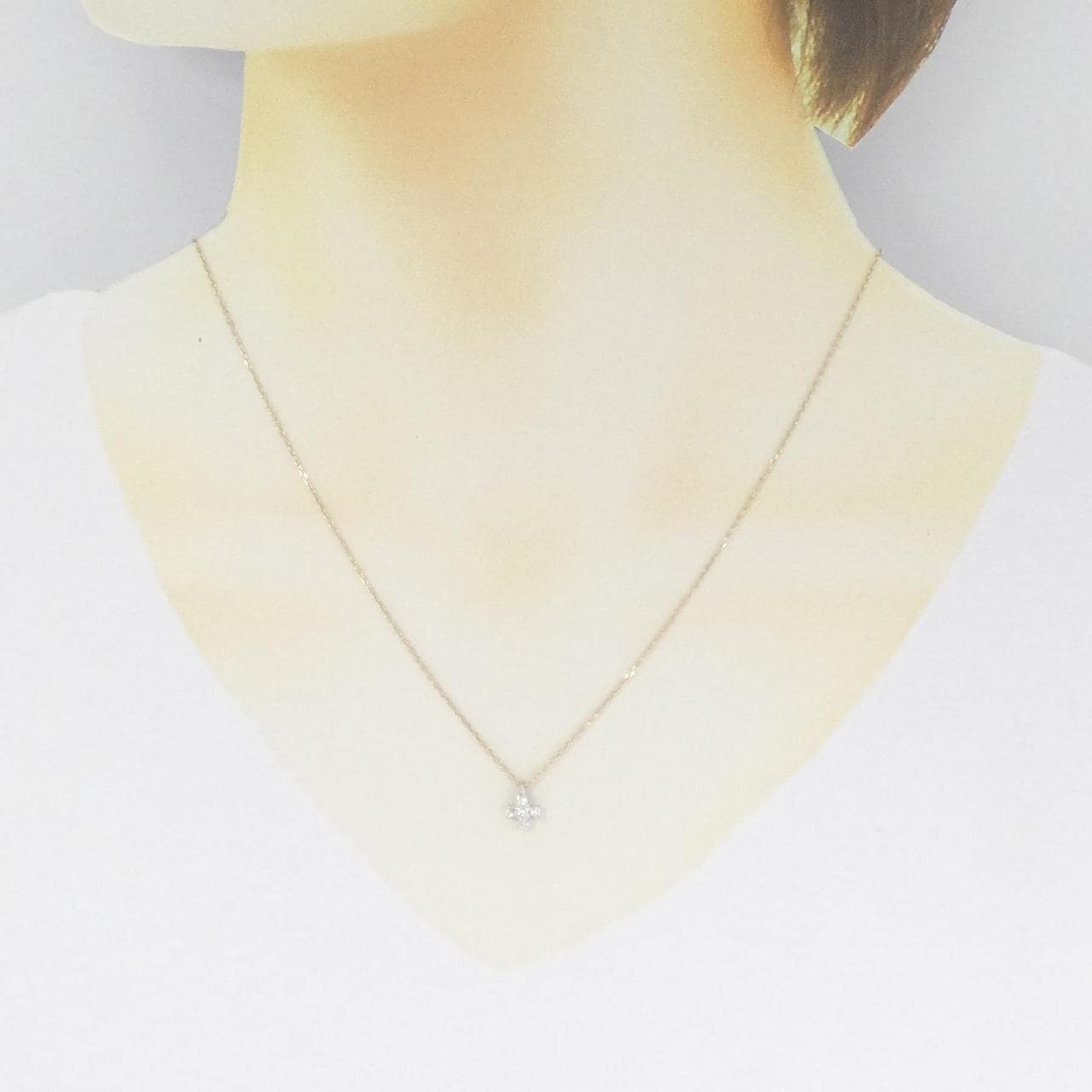 K10WG/K10YG Diamond necklace