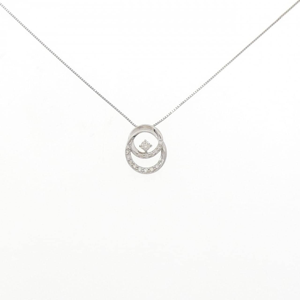 PT900/PT850 ダイヤモンド ネックレス 0.16CT
