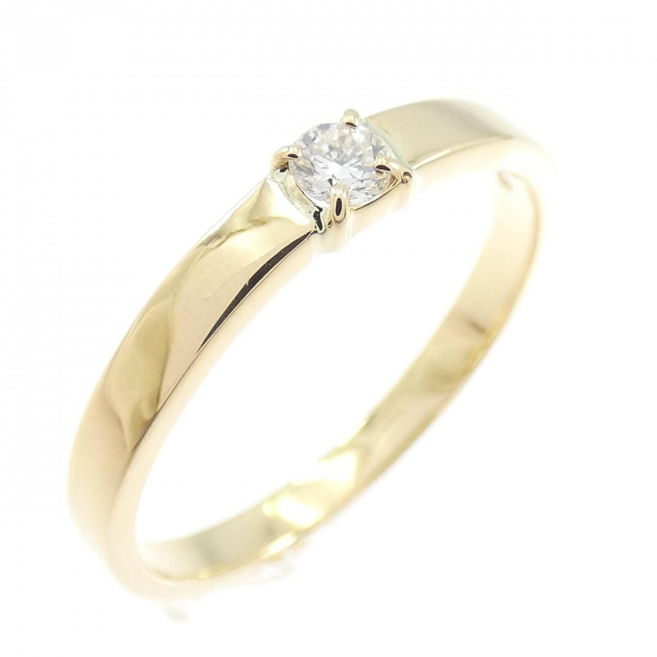 K18YG ダイヤモンド リング 0.08CT