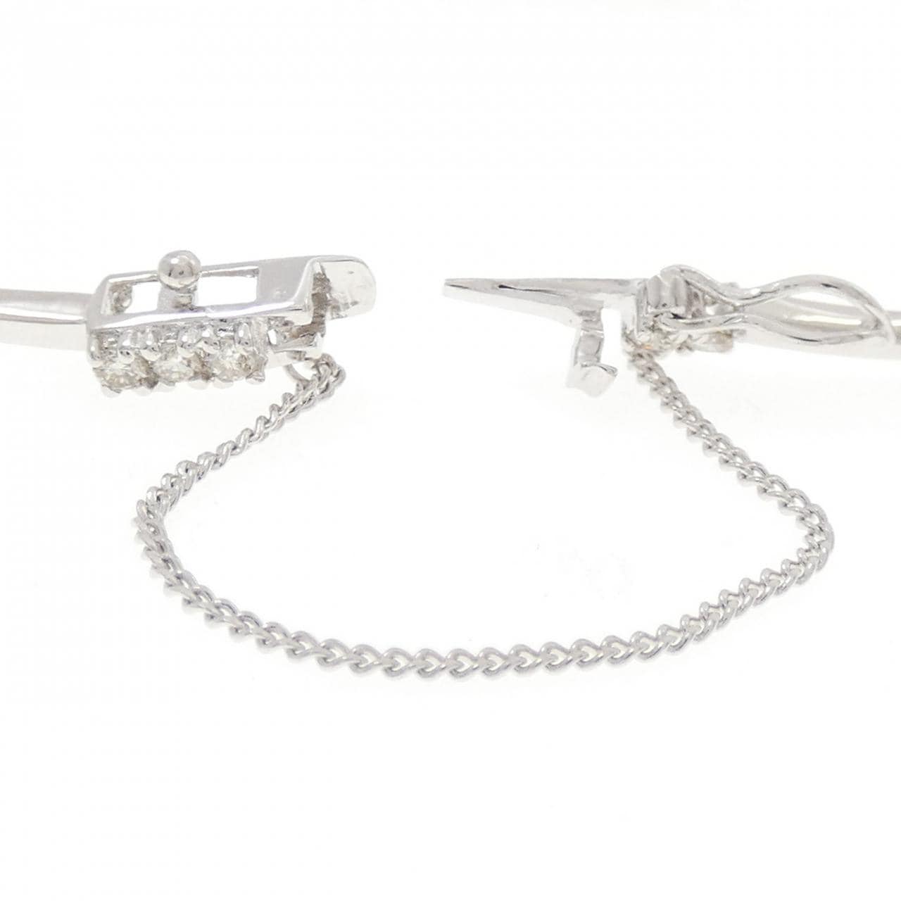 K18WG ダイヤモンド ブレスレット 1.00CT