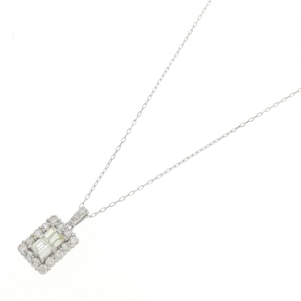 【新品】PT ダイヤモンド ネックレス 0.50CT