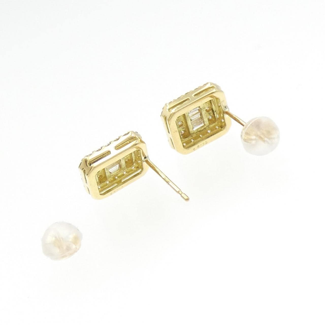 [新品] K18YG鑽石耳環 0.70CT
