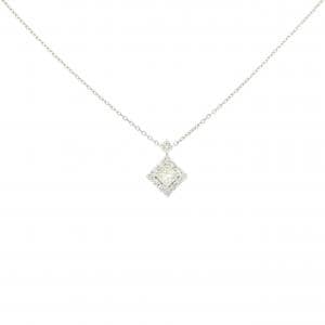 【新品】PT900/PT850 ダイヤモンド ネックレス 0.16CT