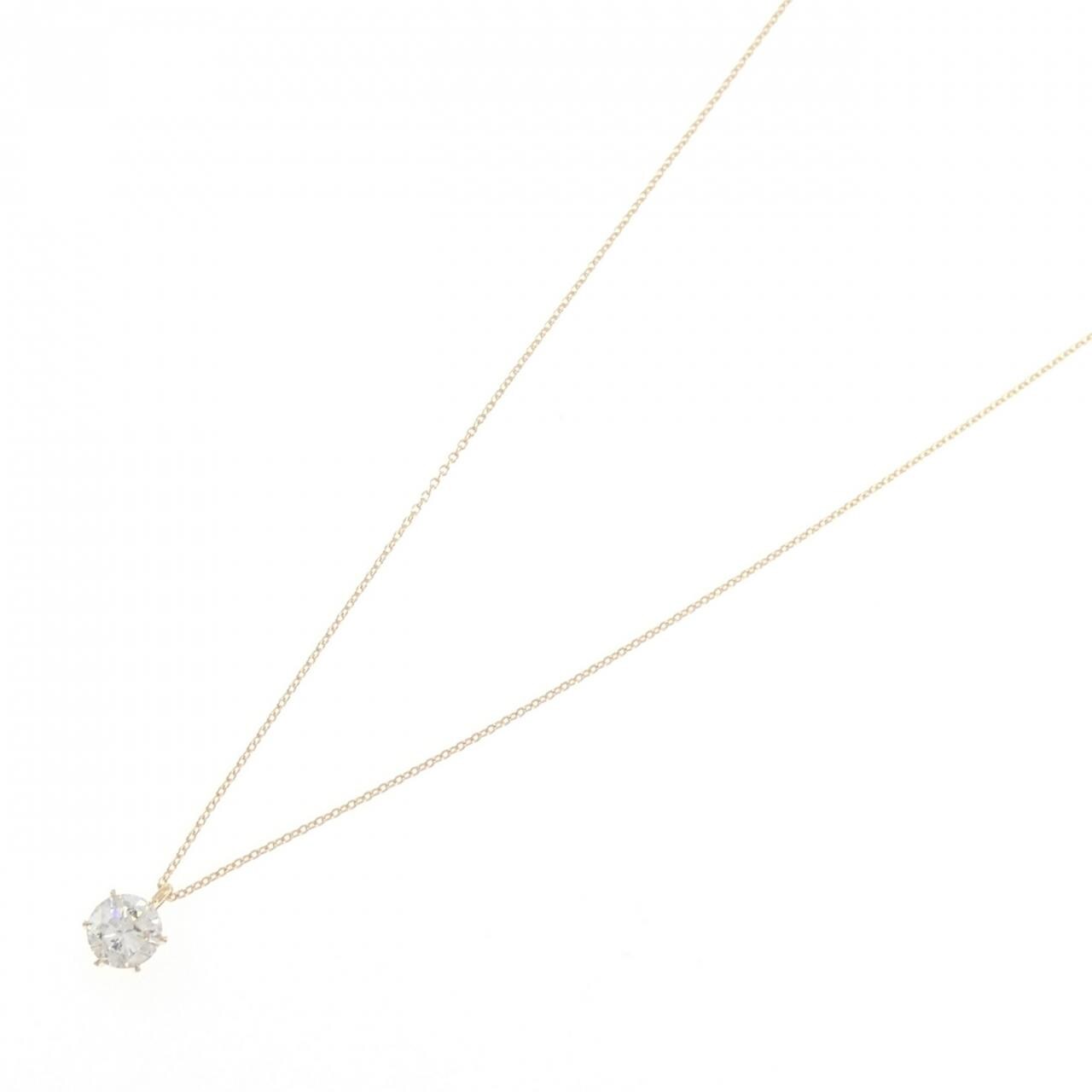【リメイク】K18YG ダイヤモンド ネックレス 1.020CT I I1 Good