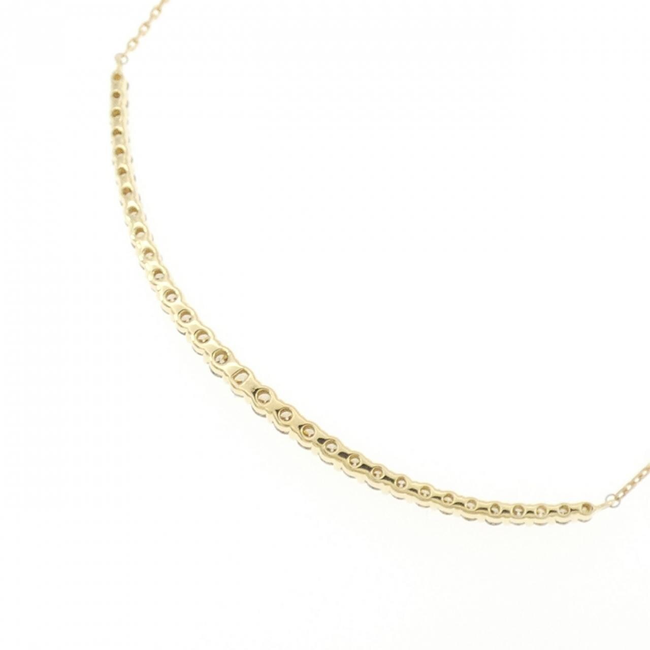 K18YG ダイヤモンド ネックレス 1.30CT