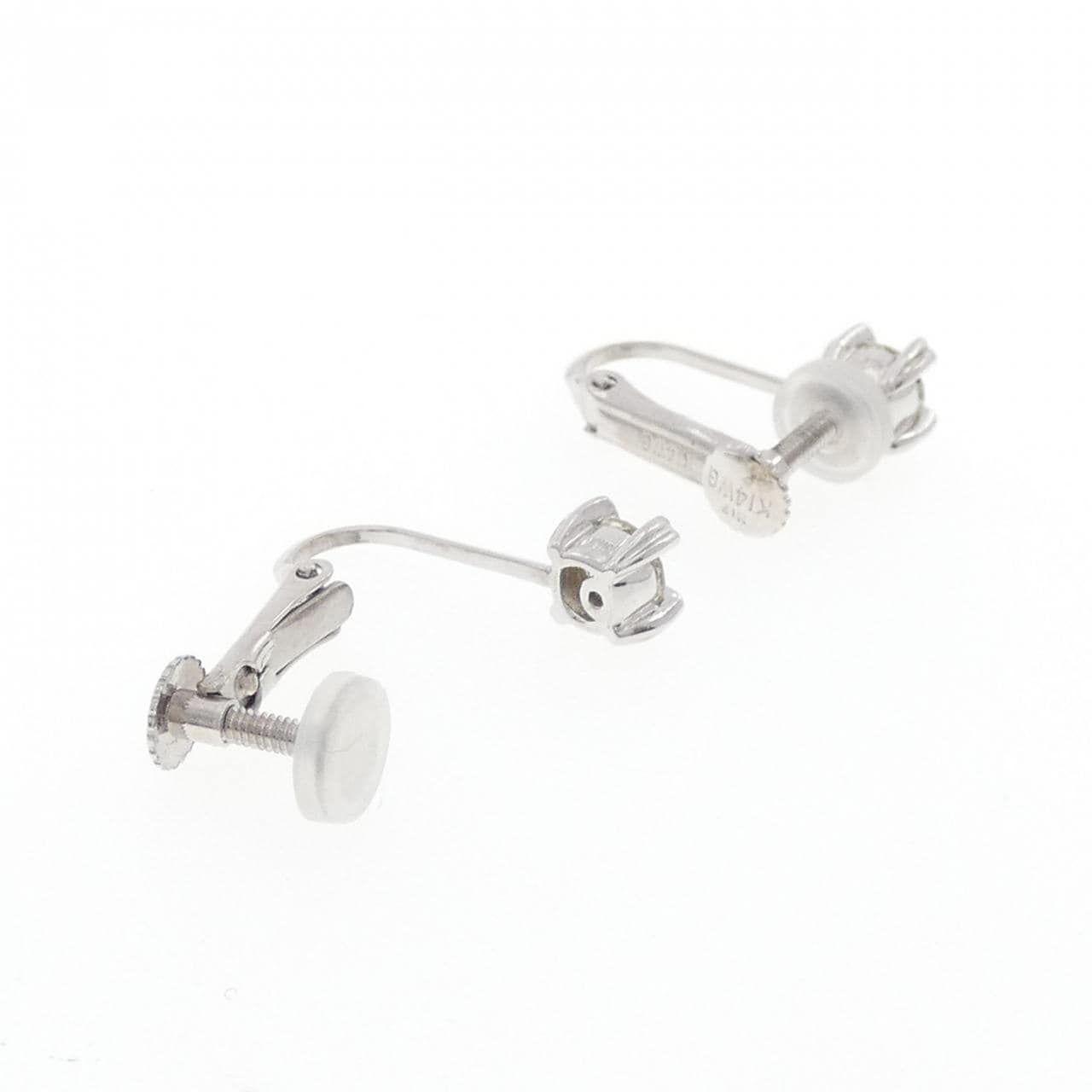 K18WG/K14WG ダイヤモンド イヤリング 0.531CT