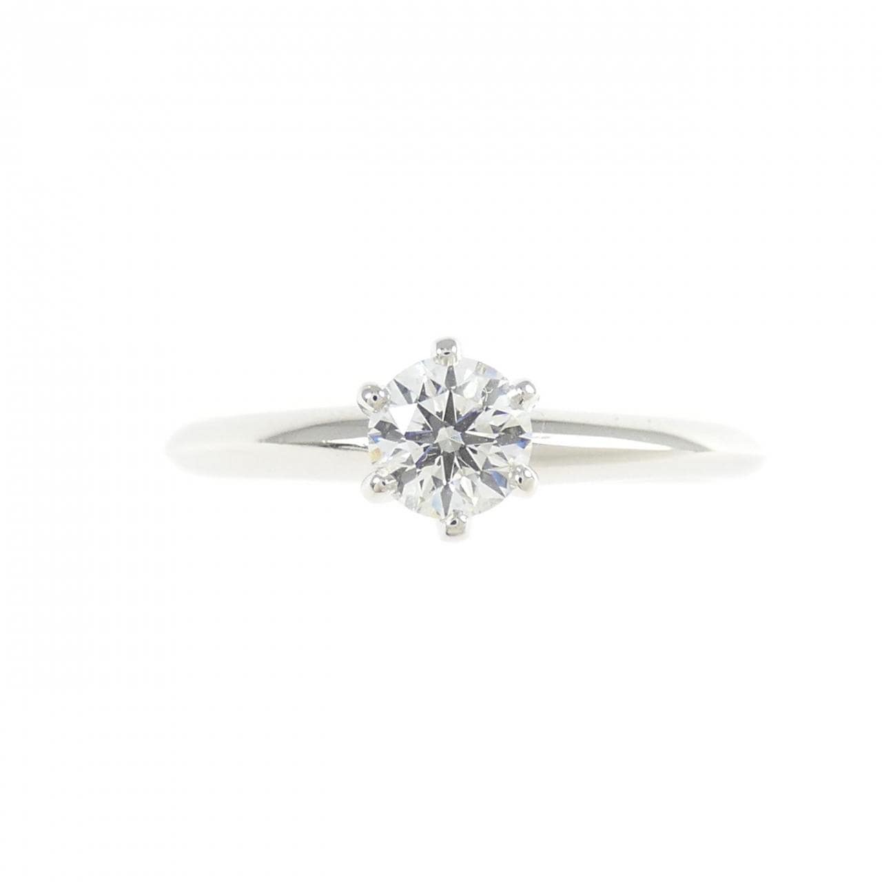 ティファニー クラシックソリティア リング 0.36CT H VVS2 EXT