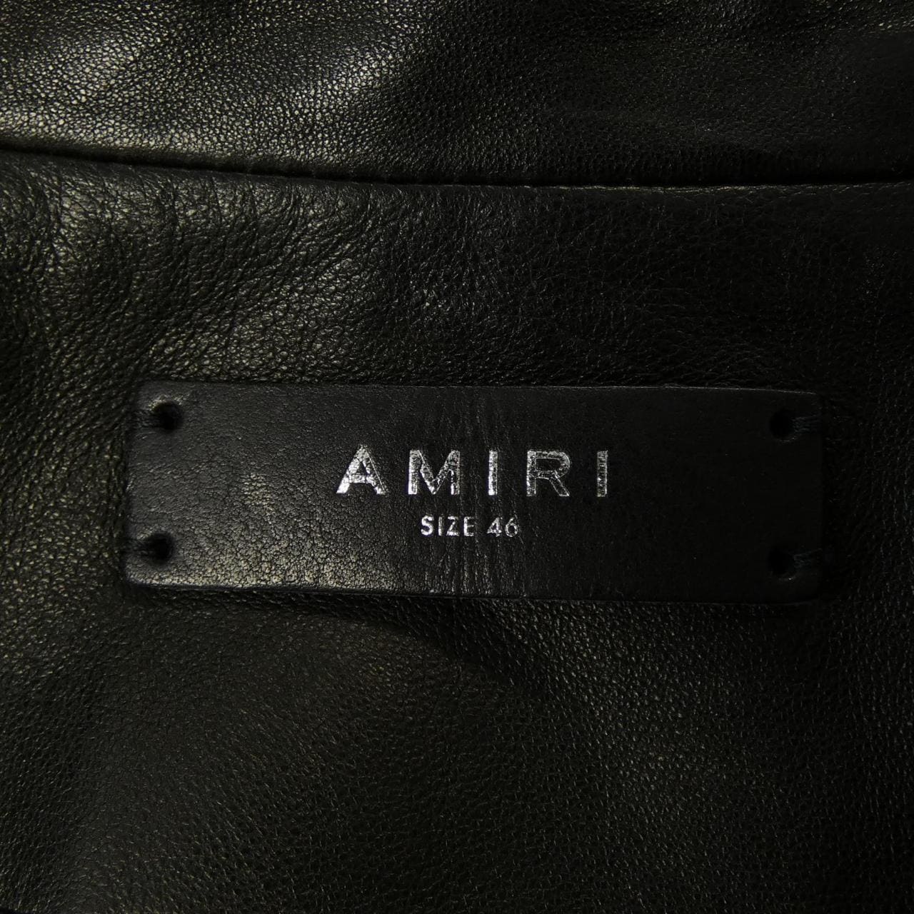 アミリ AMIRI レザーライダースジャケット