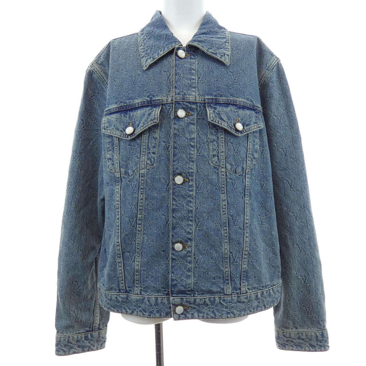 ルイヴィトン LOUIS VUITTON モノグラムジャカードデニムジャケット HRA79WUZD デニムジャケット