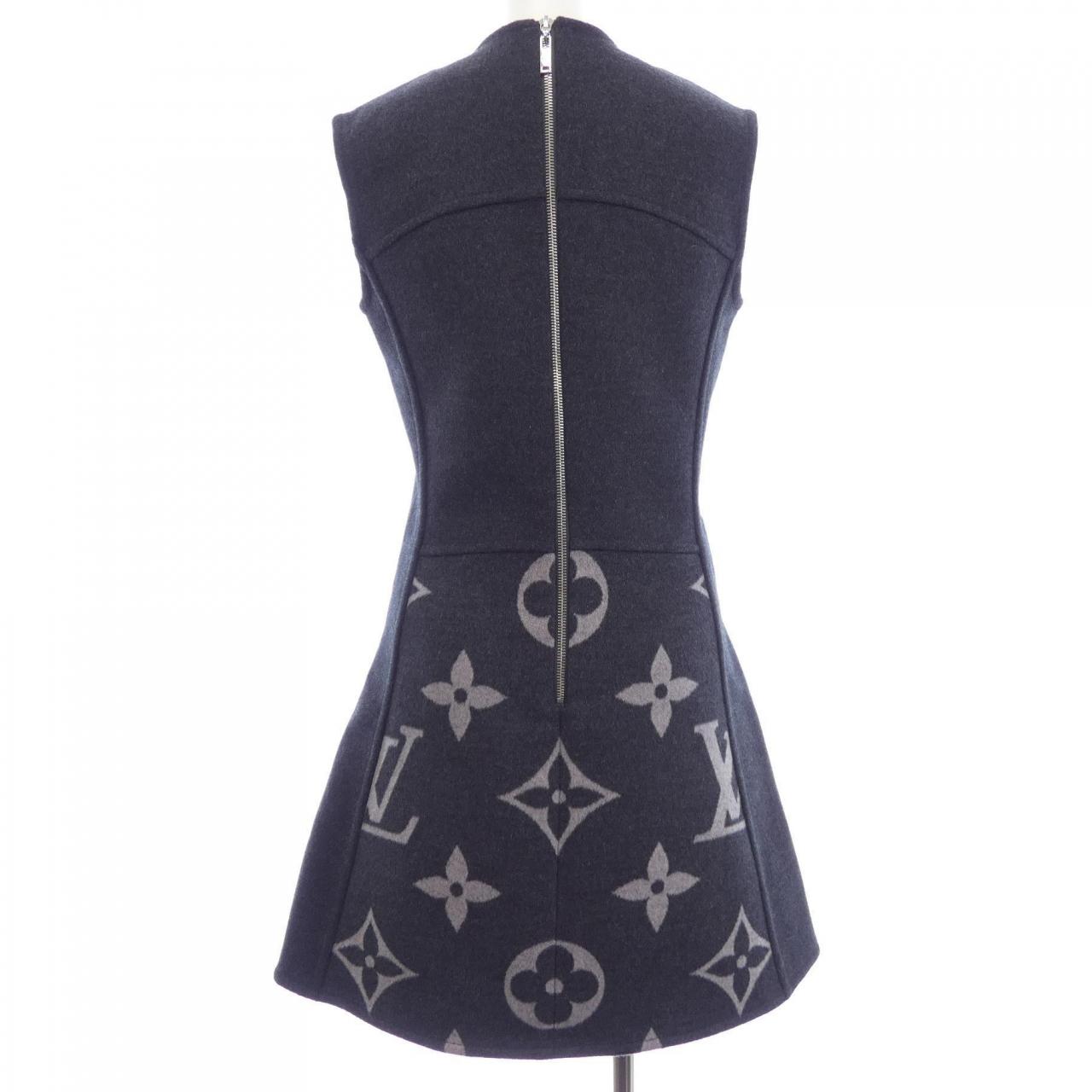 ルイヴィトン LOUIS VUITTON スリーブレスAラインドレスイン FJDR04TUV ワンピース