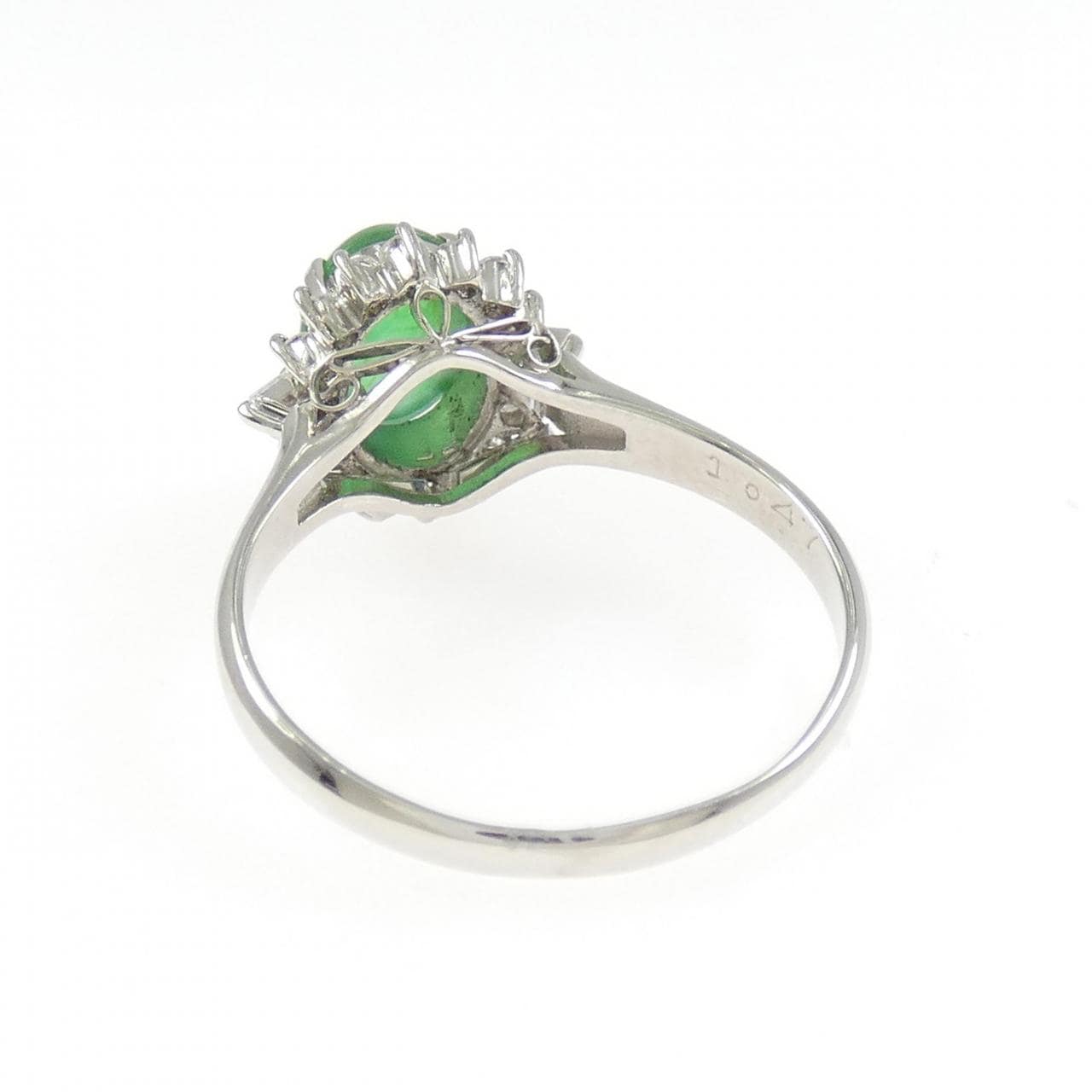 PT900 ヒスイ リング 1.47CT