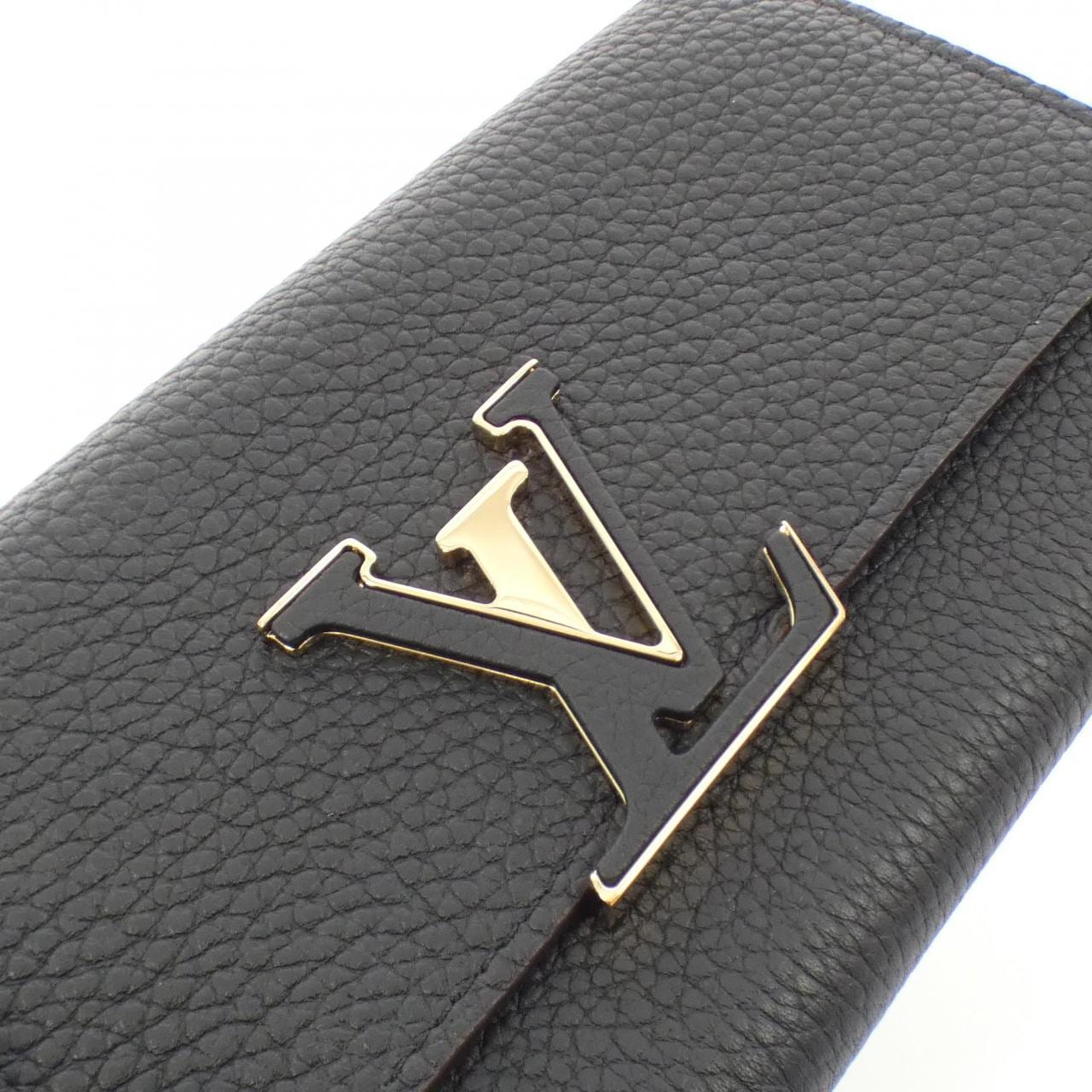 LOUIS VUITTON Taurillon Portefeuille Capucines M61248 钱包