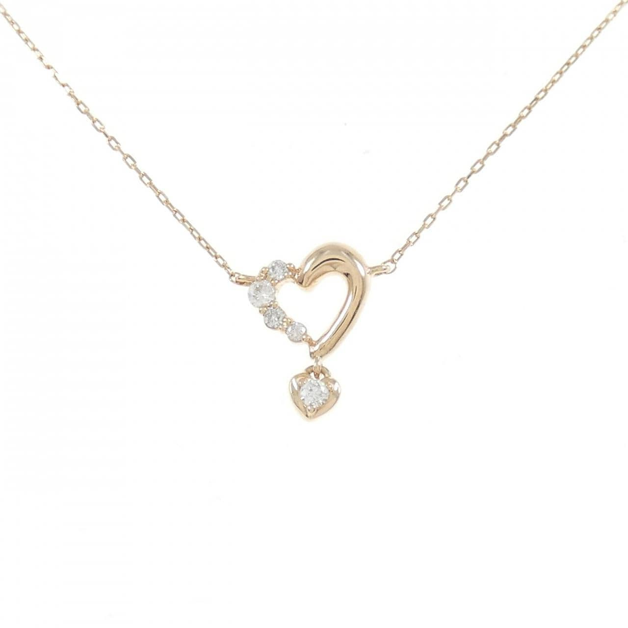 4゜C heart Diamond necklace