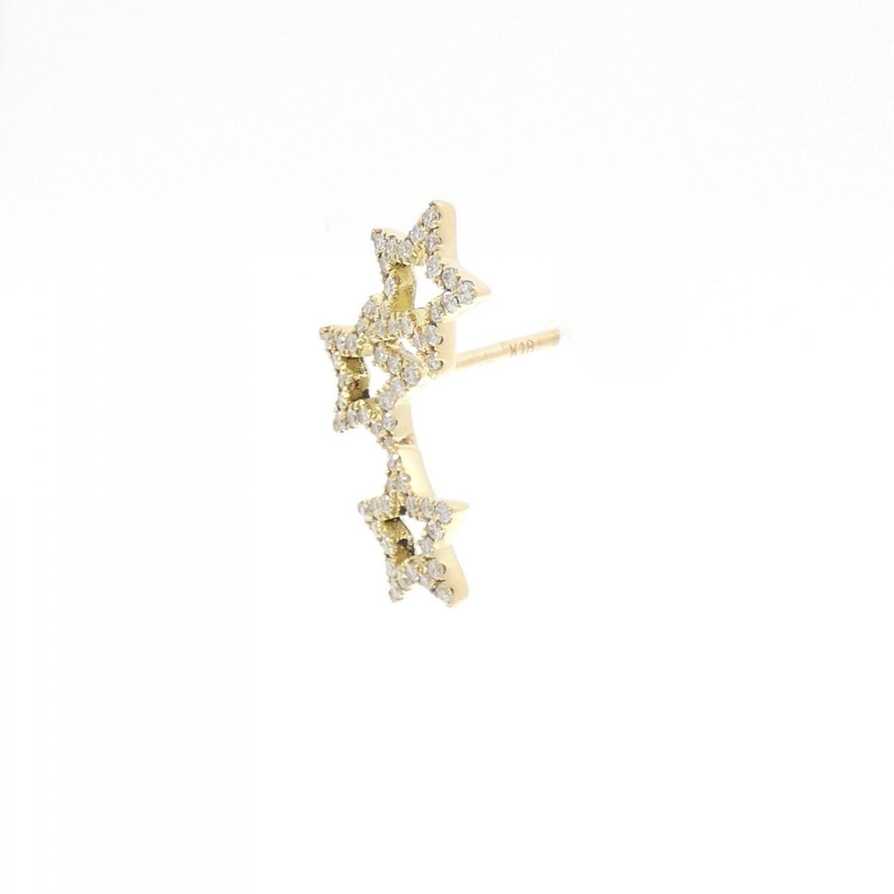 アーカー カシオペア トロワエトワール ピアス 0.24CT 片耳