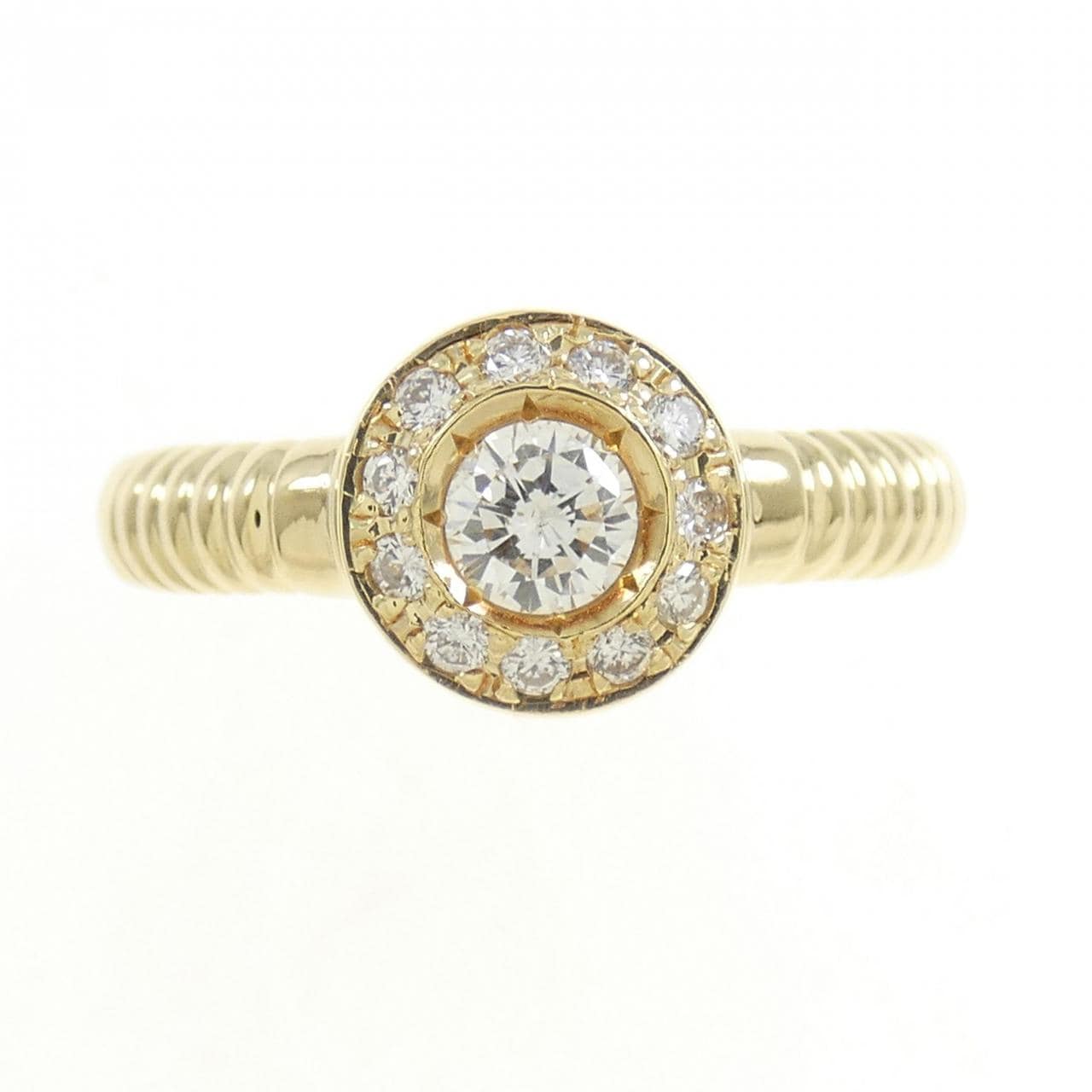K18YG ダイヤモンド リング 0.30CT