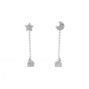 ポンテヴェキオ 2009年クリスマスコレクション ピアス 0.18CT