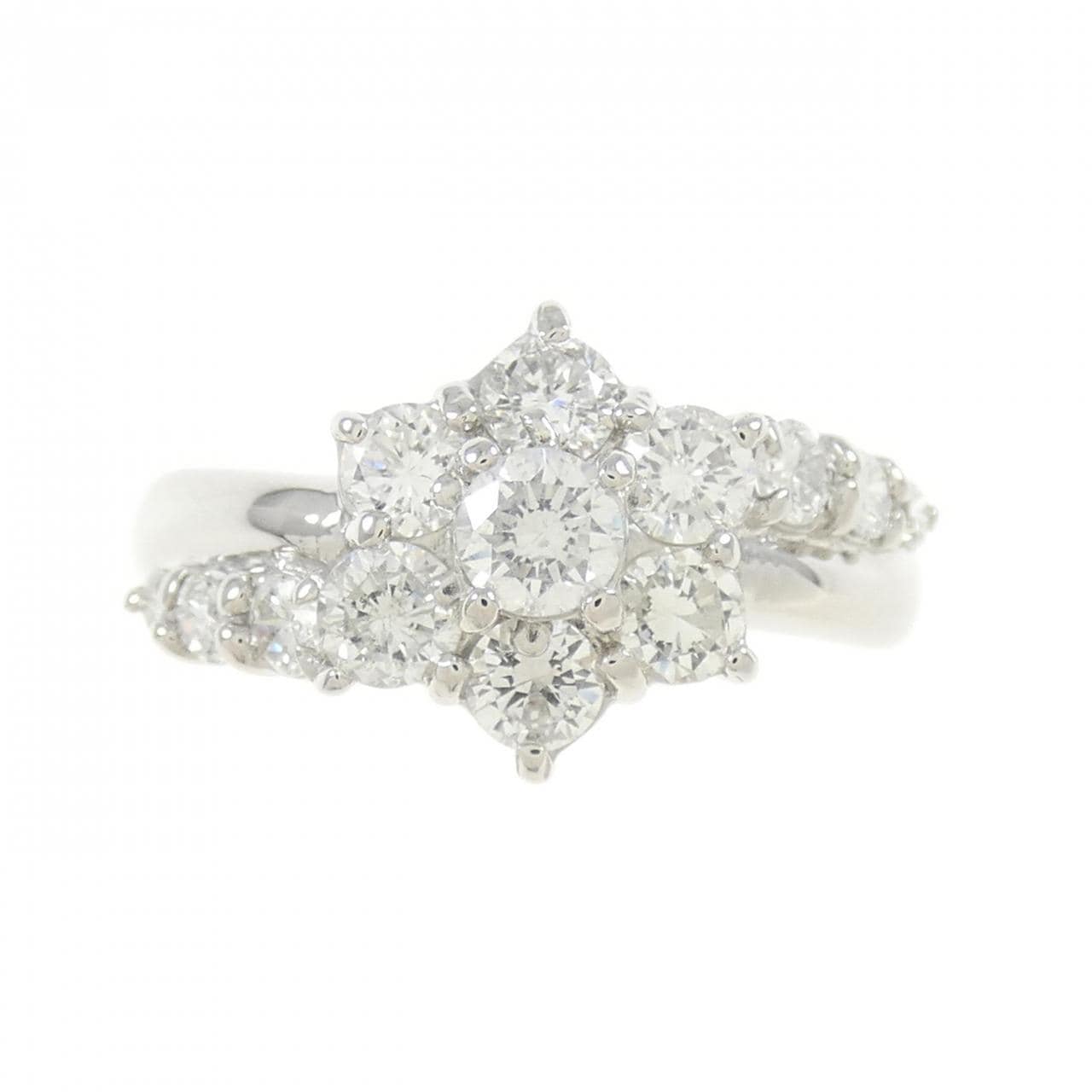 PT Flower Diamond Ring 1.04CT