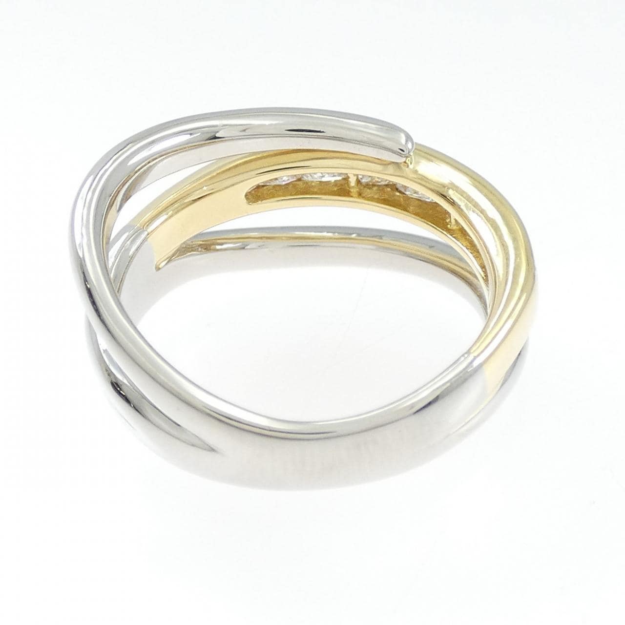 PT900/K18YG ダイヤモンド リング 0.70CT