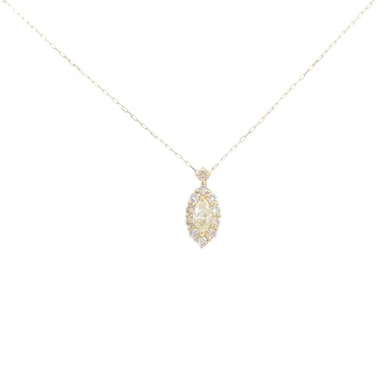【新品】K18YG ダイヤモンド ネックレス 0.20CT