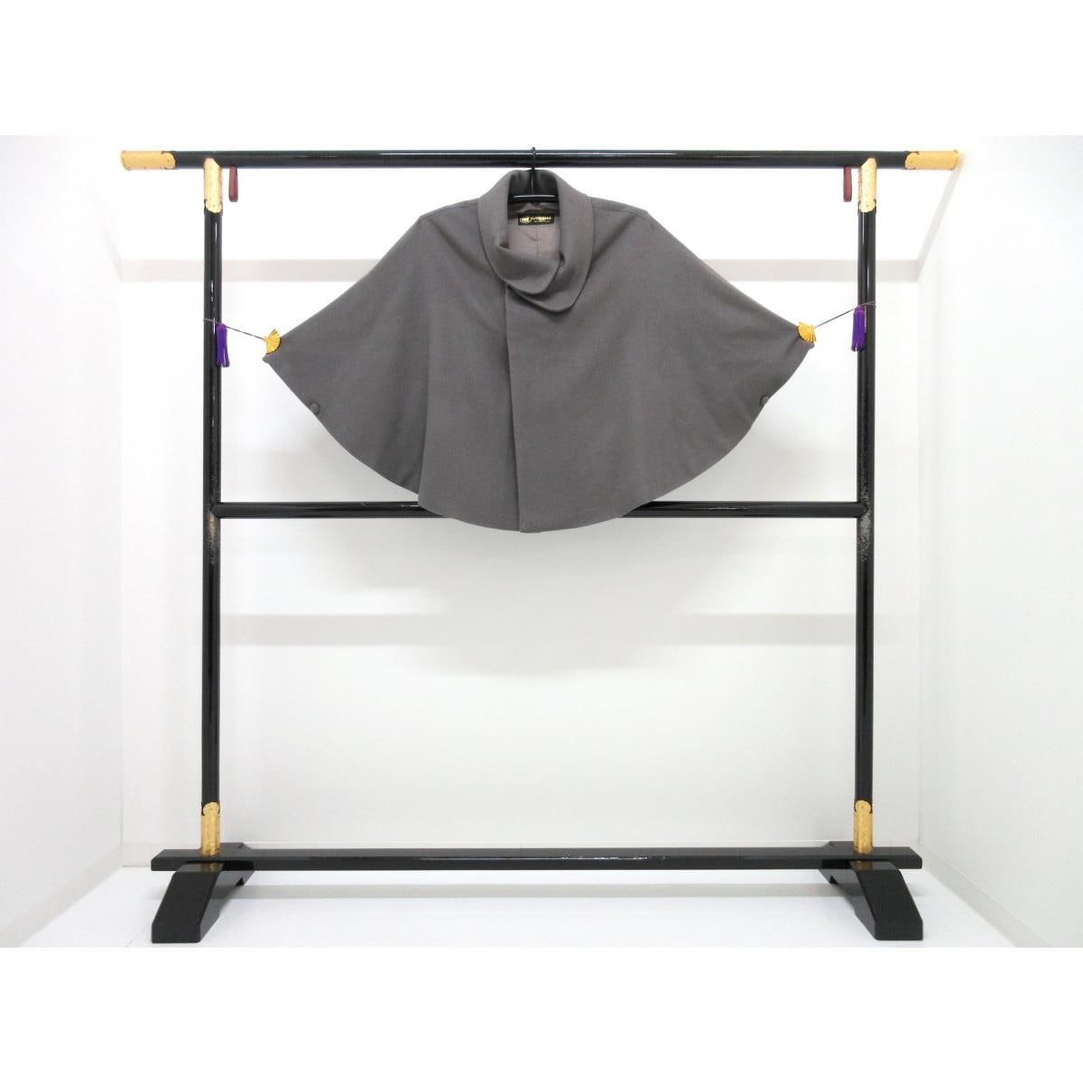 【新品】ケープ カシミヤ混ウール ロール衿