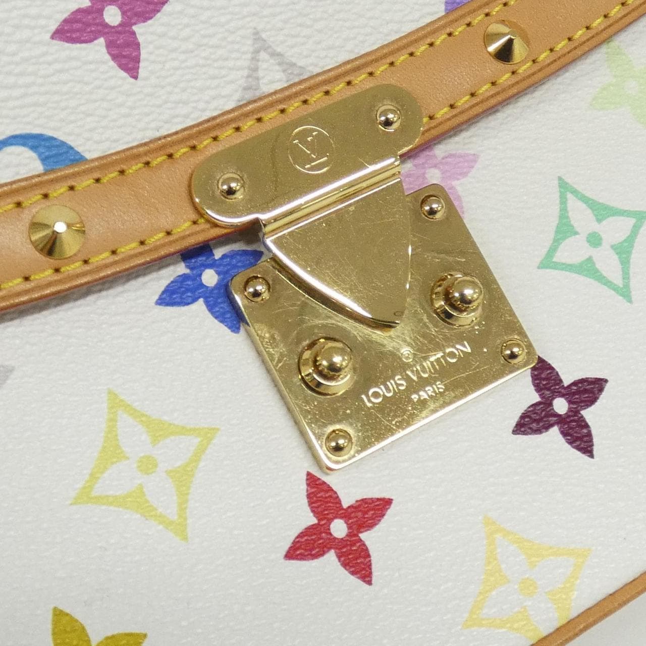 【ヴィンテージ】ルイヴィトン マルチカラー ソローニュ M92661 ショルダーバッグ