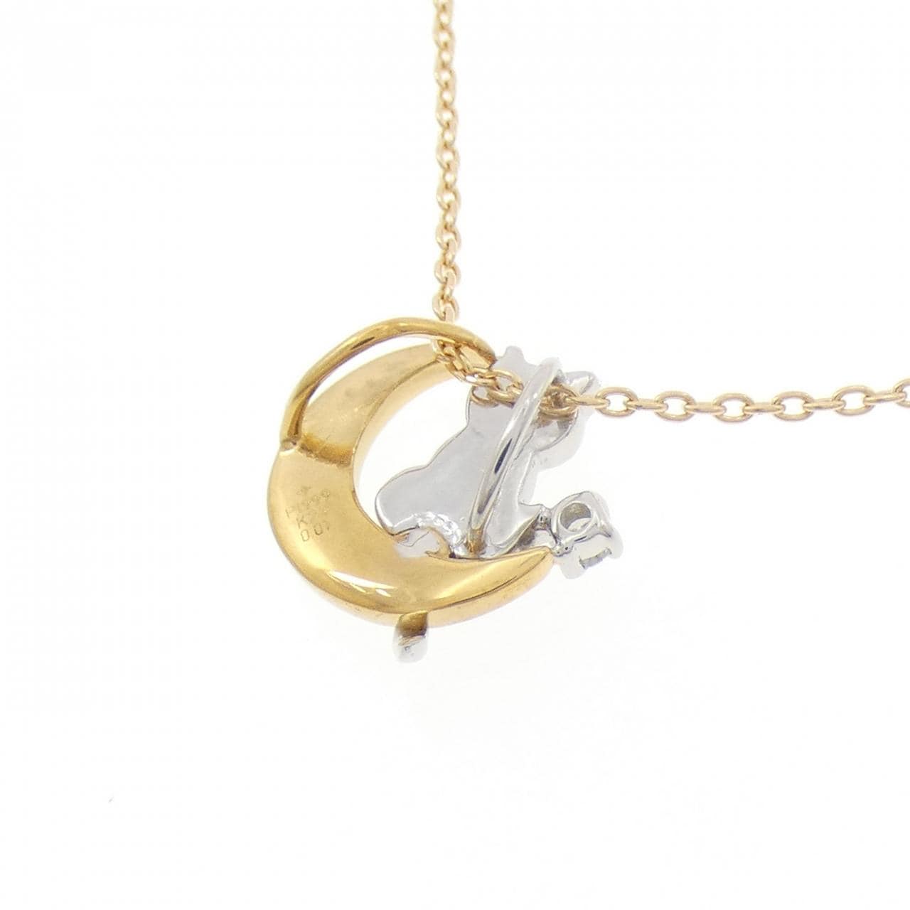 ジーエスティービー ダイヤモンド ネックレス 0.01CT