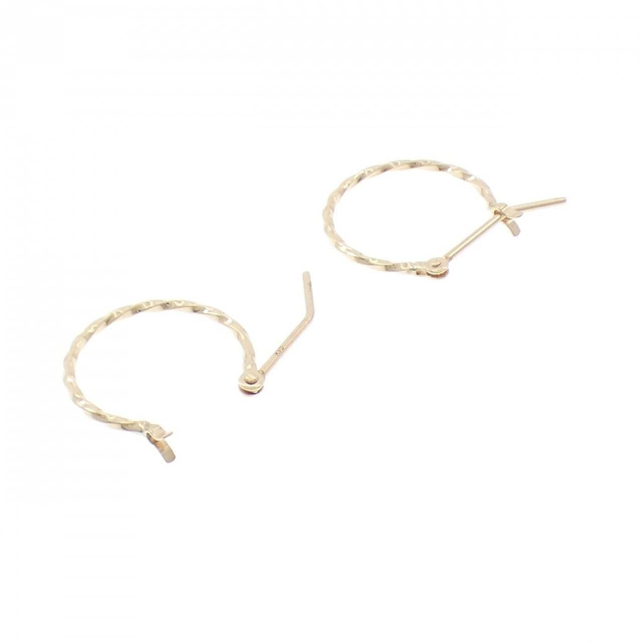 Agete K10YG Earrings