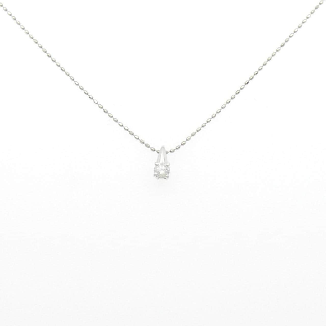 PT950/PT850鑽石項鍊 0.12 克拉
