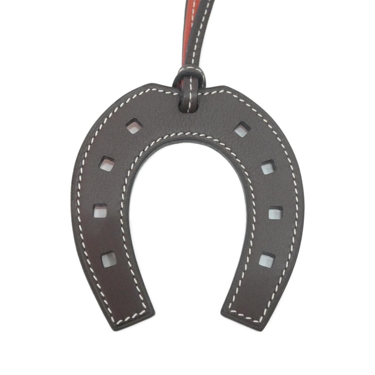 エルメス パドック フェール ア シュバル バイカラー 073824CA バッグチャーム