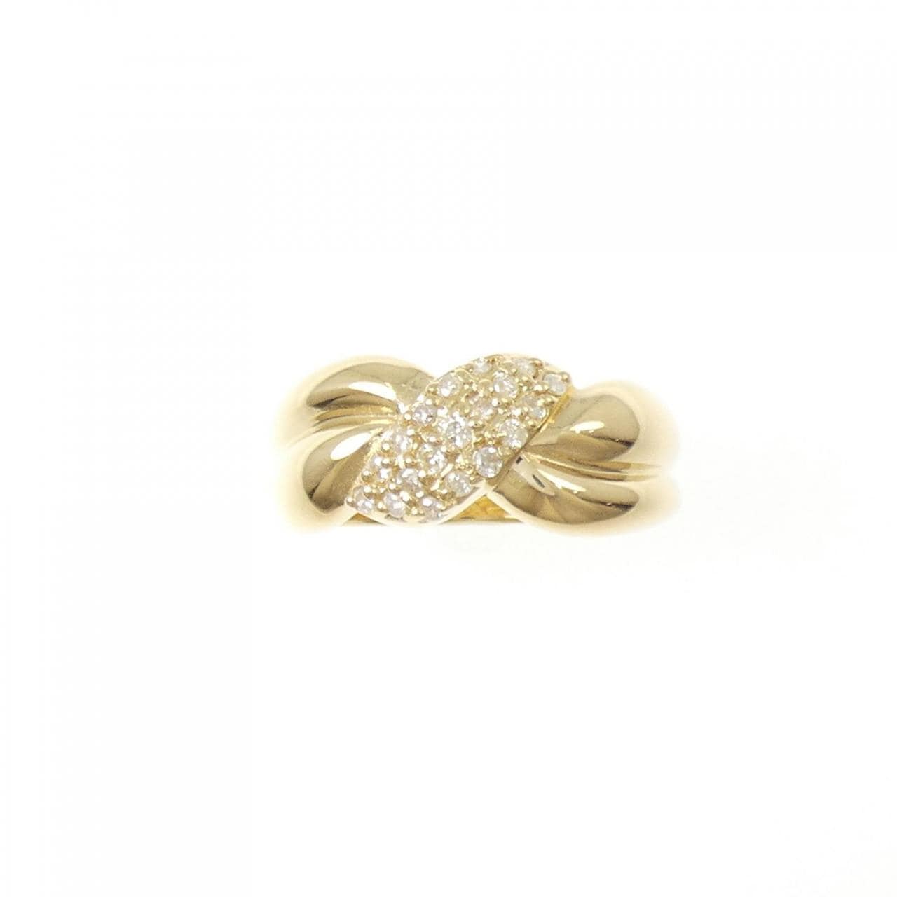 K18YG ダイヤモンド リング 0.19CT