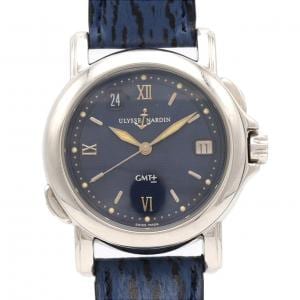 【ノーメンテナンス還元価格】ユリス･ナルダン サンマルコ GMT± 203-22 SS 自動巻