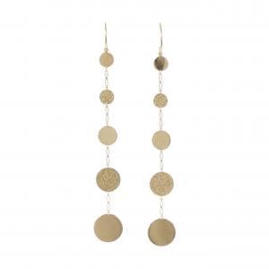 K18YG earrings