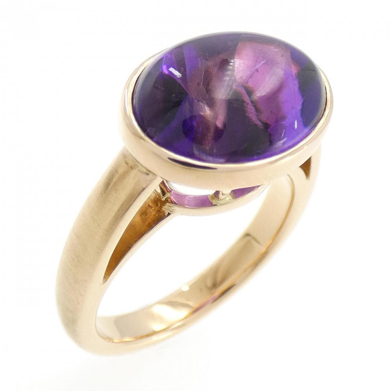 K18PG amethyst ring