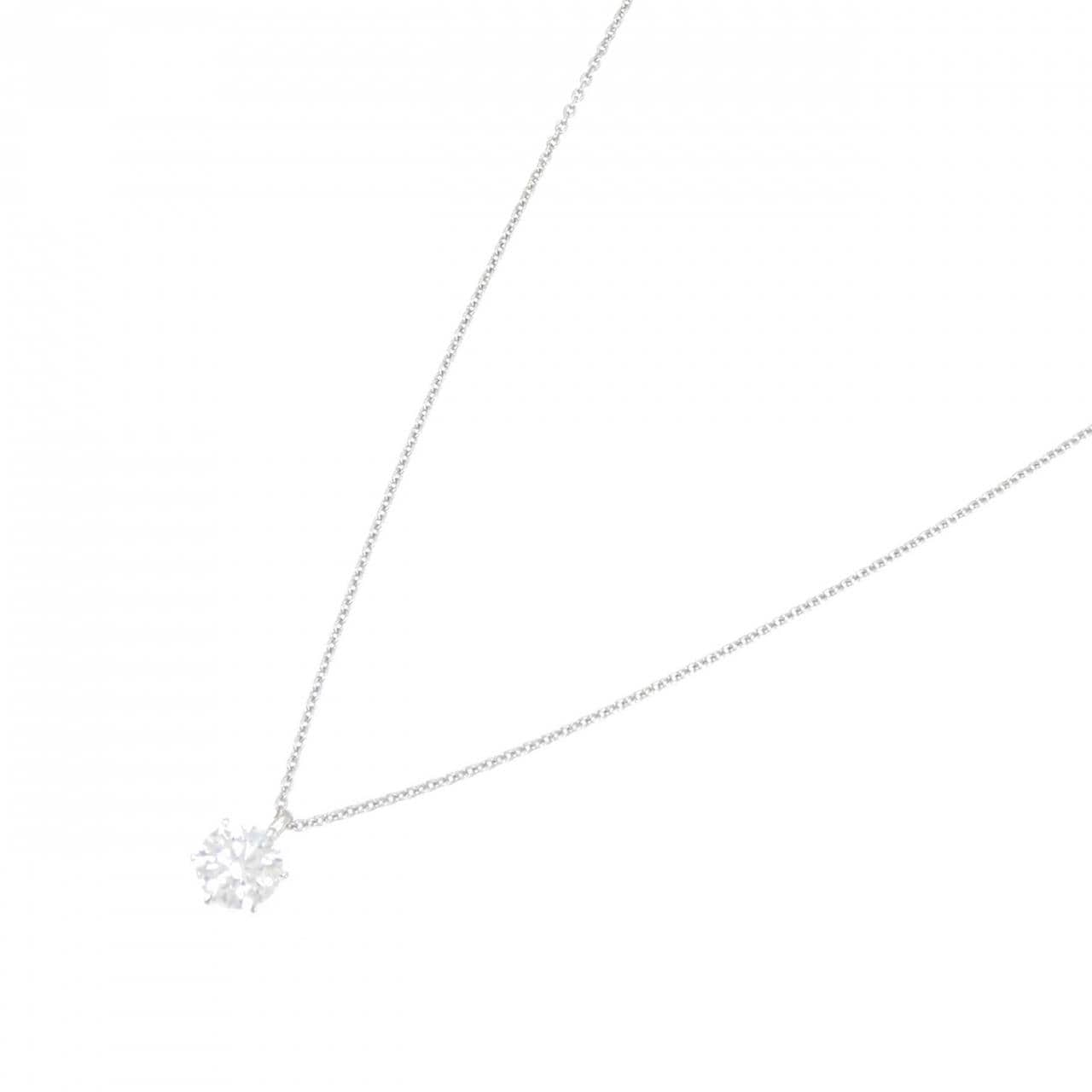 【リメイク】PT ダイヤモンド ネックレス 0.572CT D SI2 EXT H&C