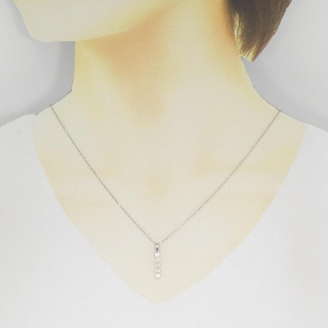 GSTV ダイヤモンド ネックレス 0.30CT