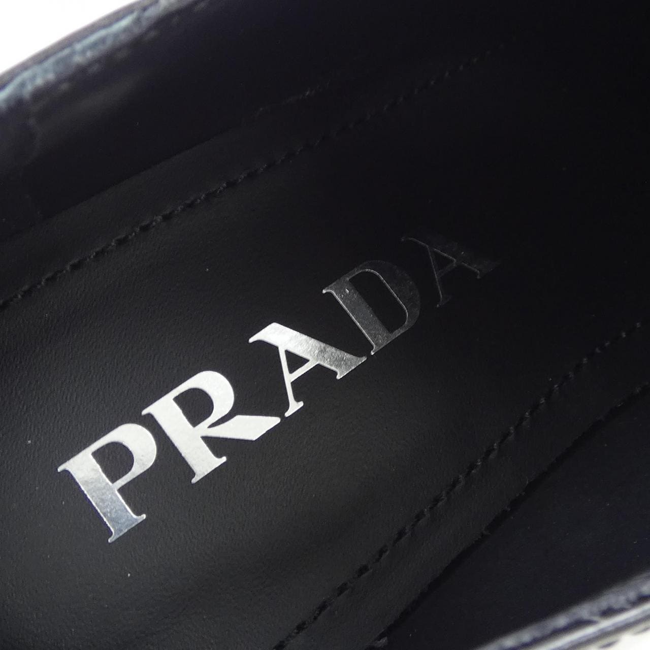 プラダ PRADA チョコレート ローファー トライアングルロゴ 1D246M シューズ