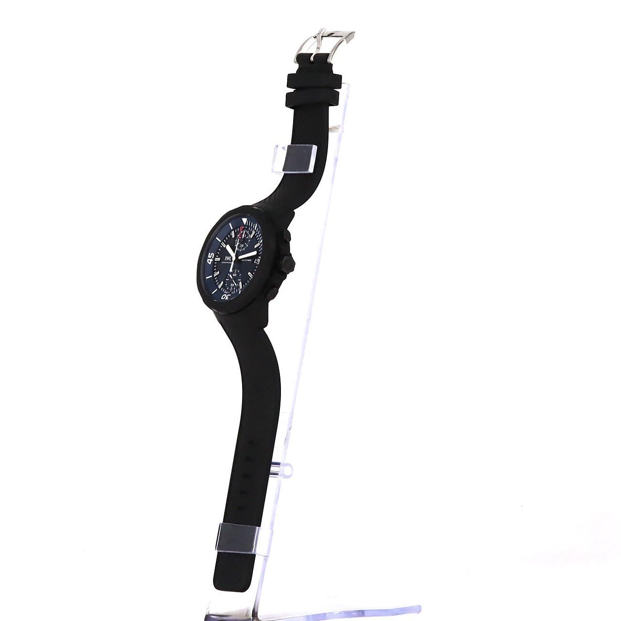 【ノーメンテナンス還元価格】IWC アクアタイマークロノグラフ ローレウススポーツフォーグッド" LTD" IW379507 SSxラバー 自動巻