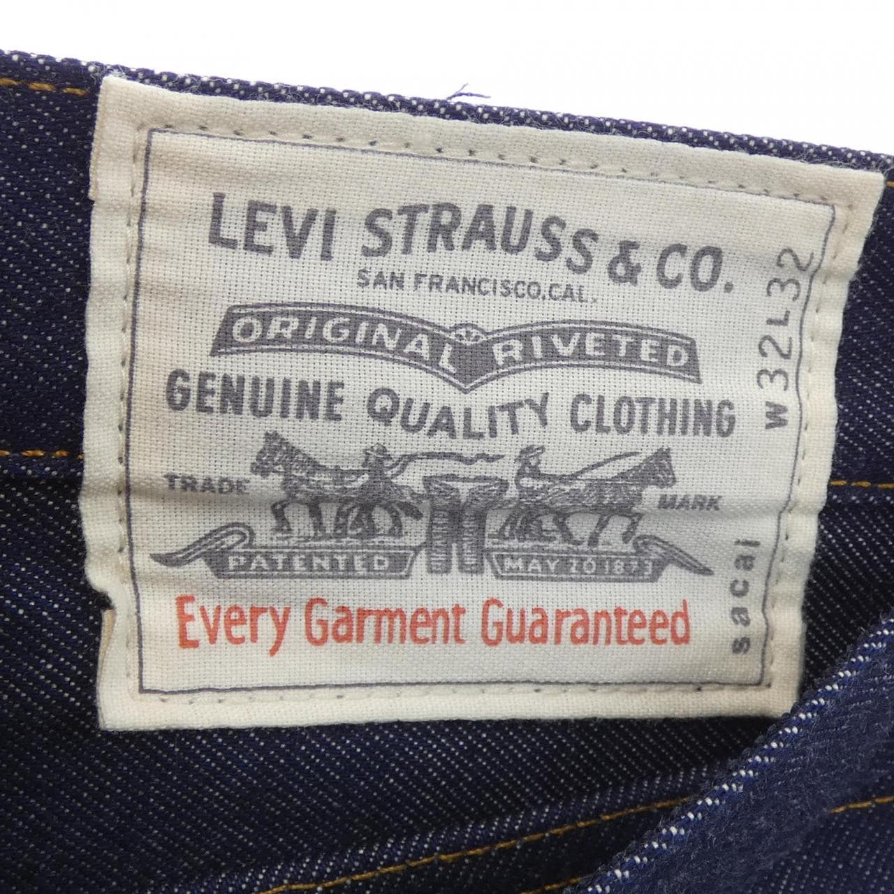 サカイ SACAI Levi's Denim Pants 25-0962S UNISEX ジーンズ