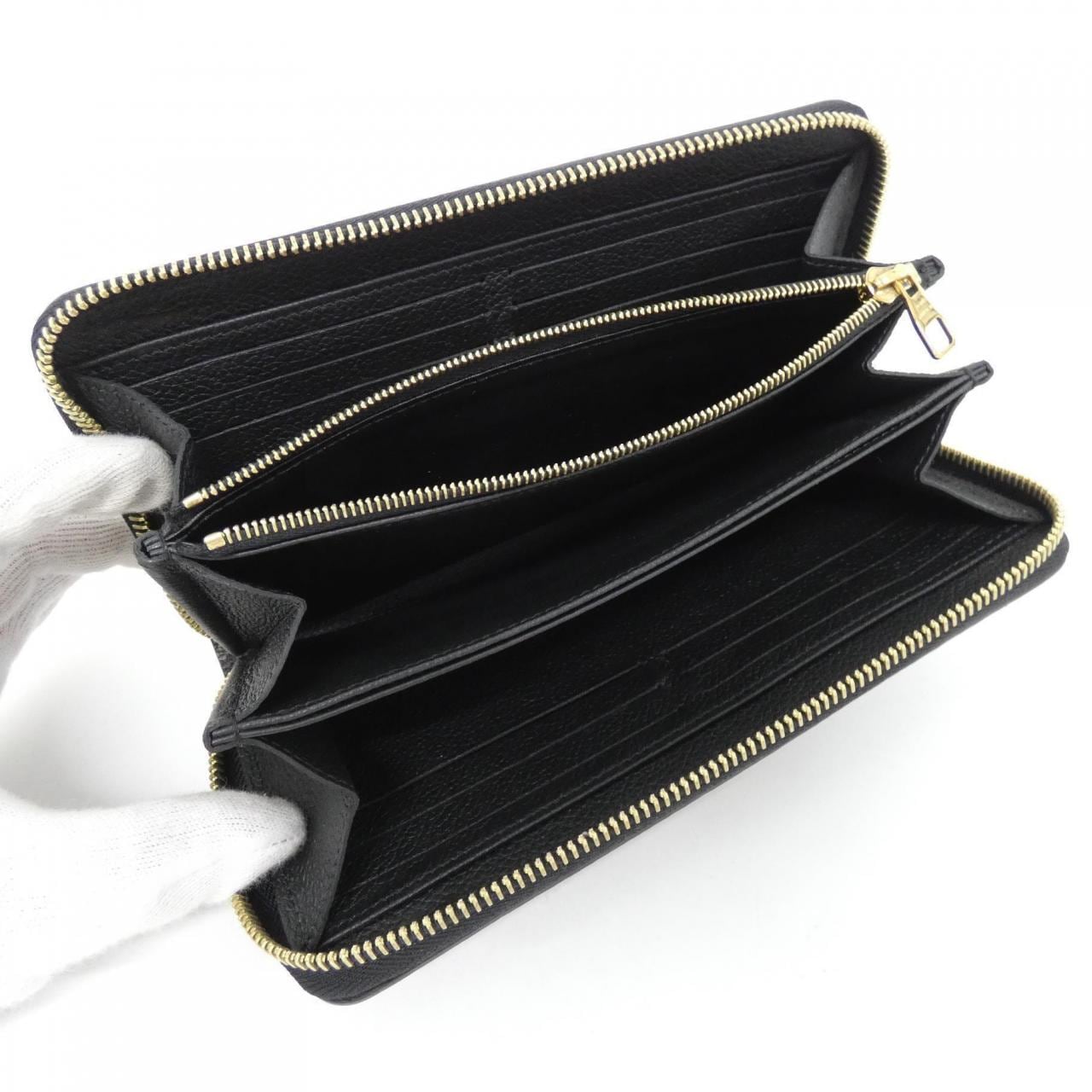 ルイヴィトン バイカラー モノグラム アンプラント ジッピー ウォレット M80481 財布