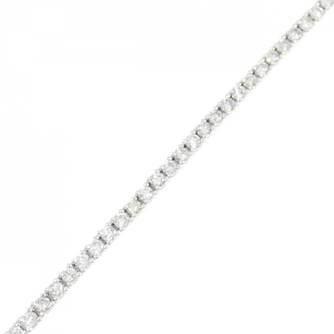 K18WG ダイヤモンド ブレスレット 2.00CT