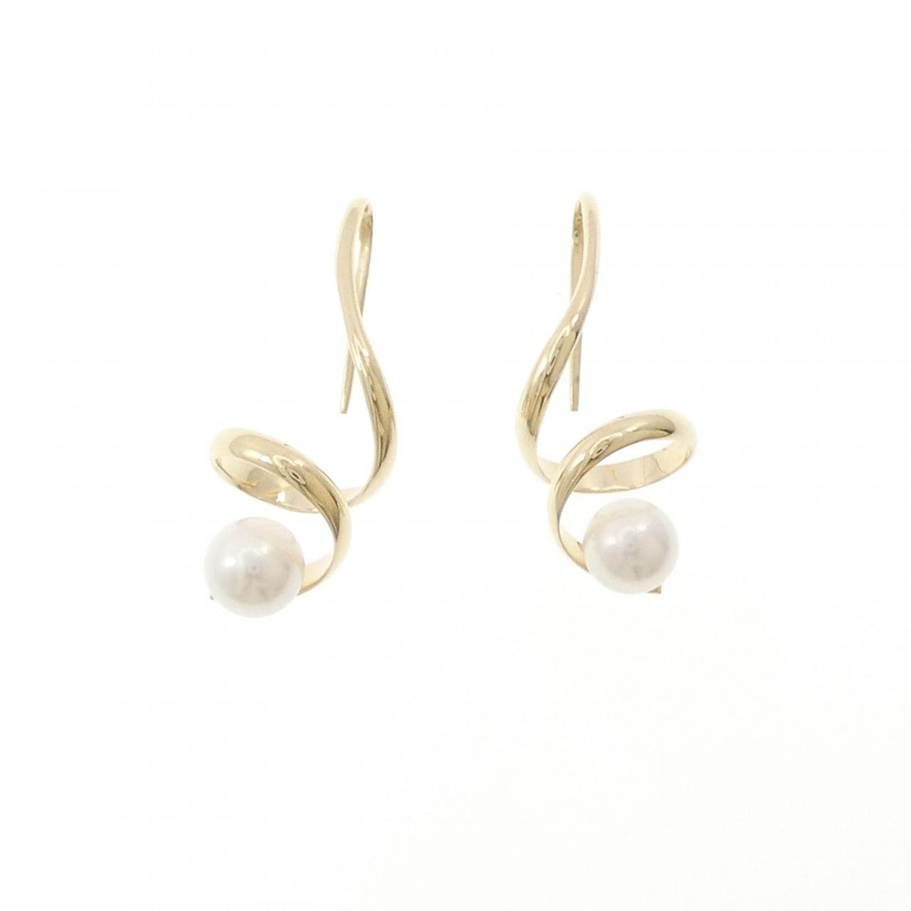 14KYG アコヤパール ピアス 6.6mm