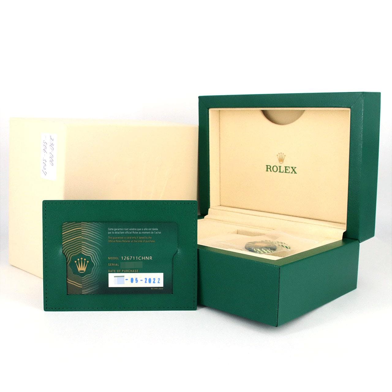 ロレックス GMTマスターⅡ 126711CHNR SSxPG 自動巻 ランダム番