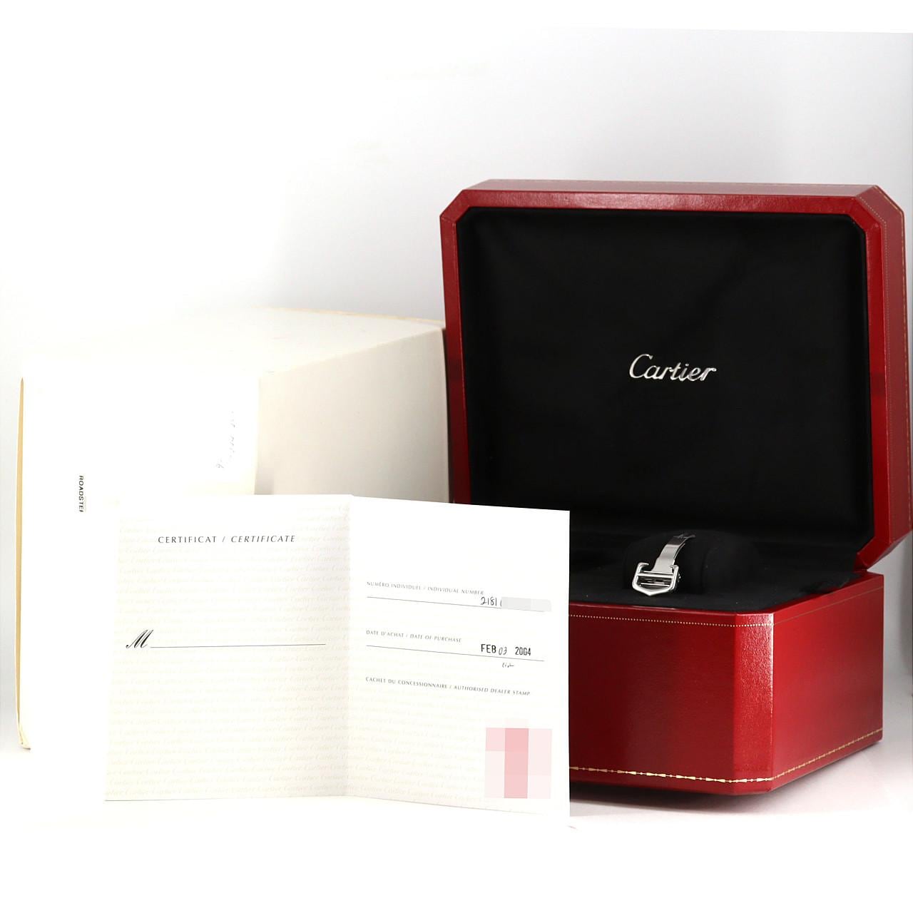 カルティエ ロードスターLM W62000V3 SS 自動巻
