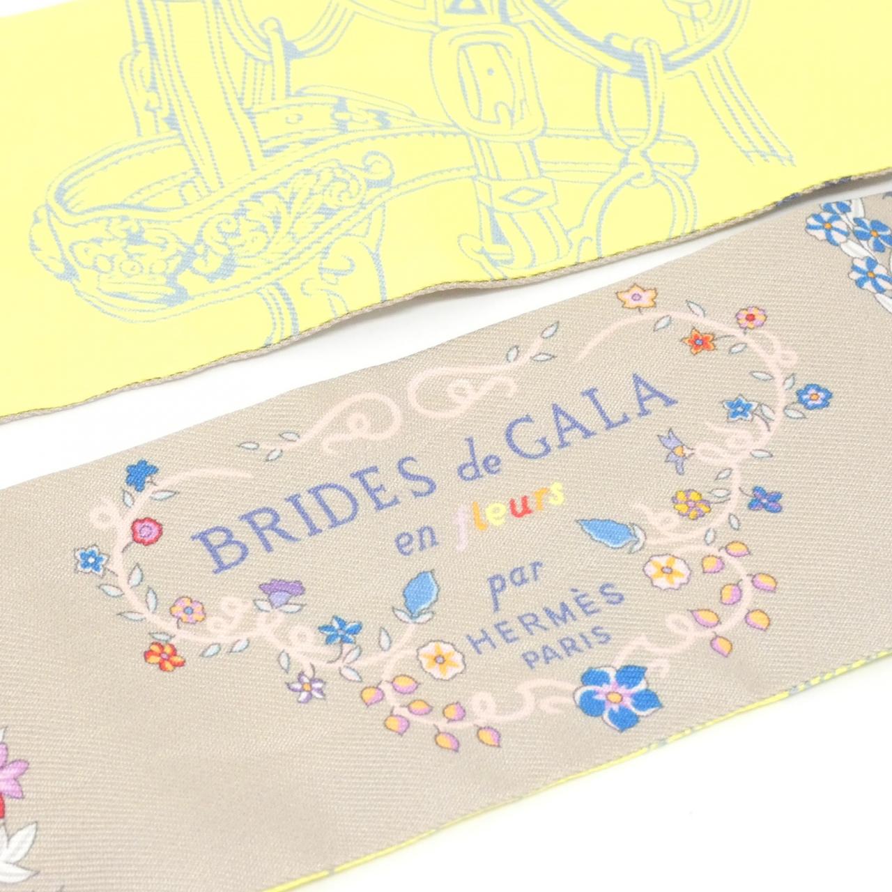 エルメス BRIDES DE GALA FLEURS ツイリー 064220S スカーフ