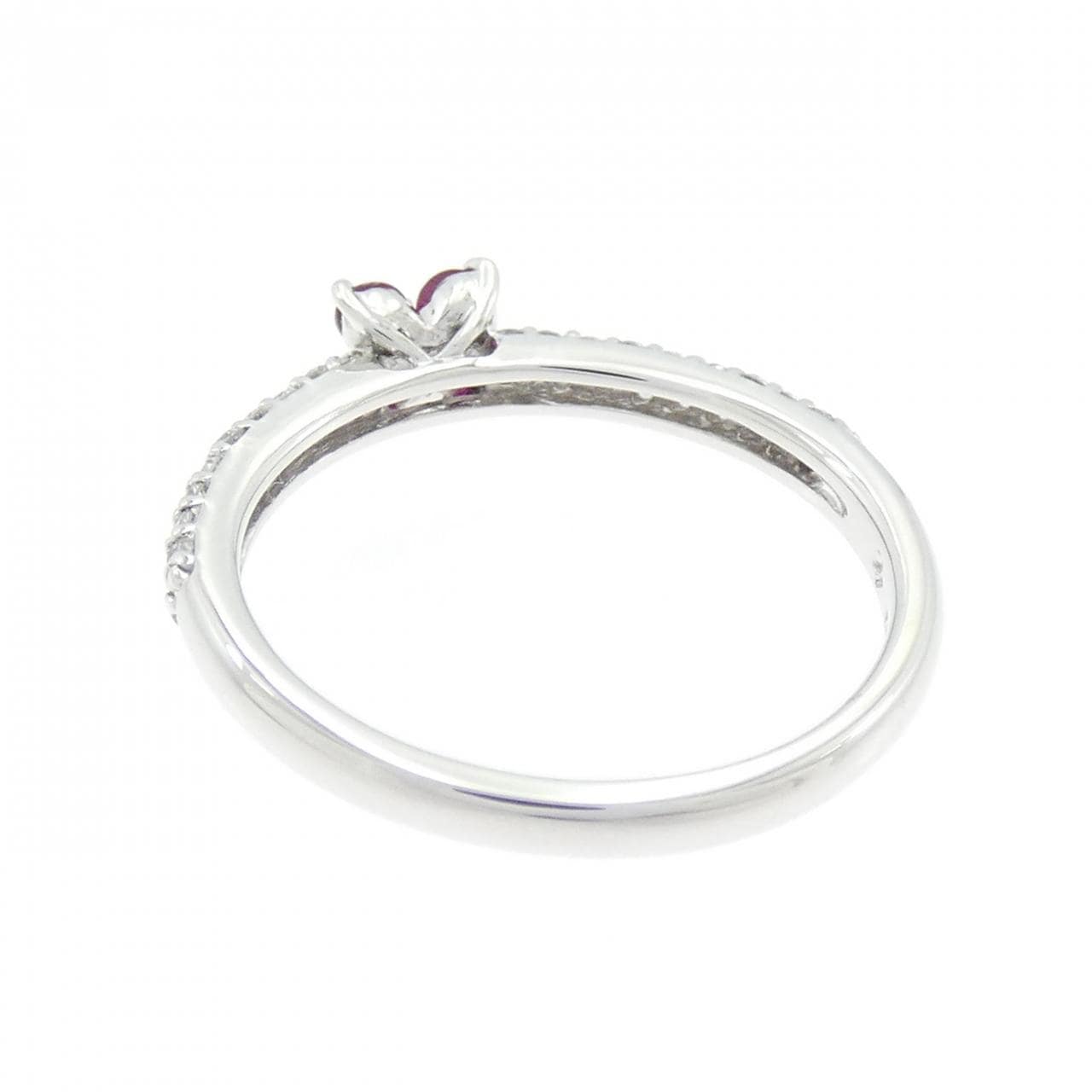 PONTE VECCHIO Flower Ruby Ring 0.18CT