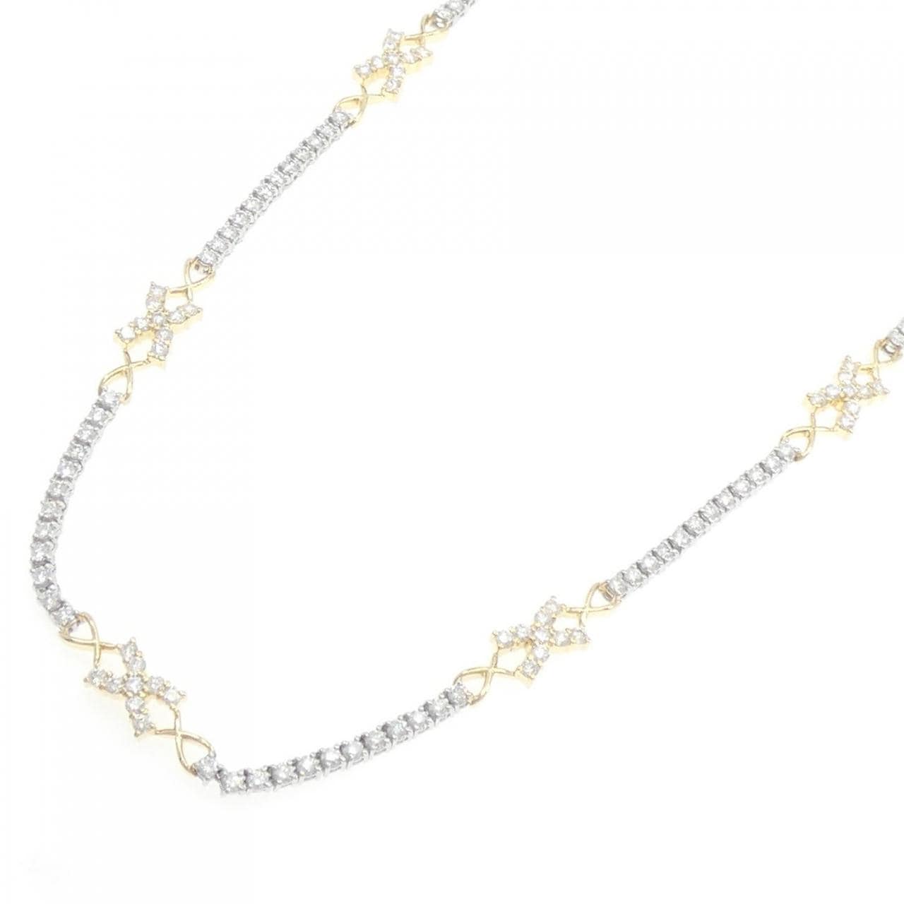 MIKIMOTO Diamond Necklace 5.41CT