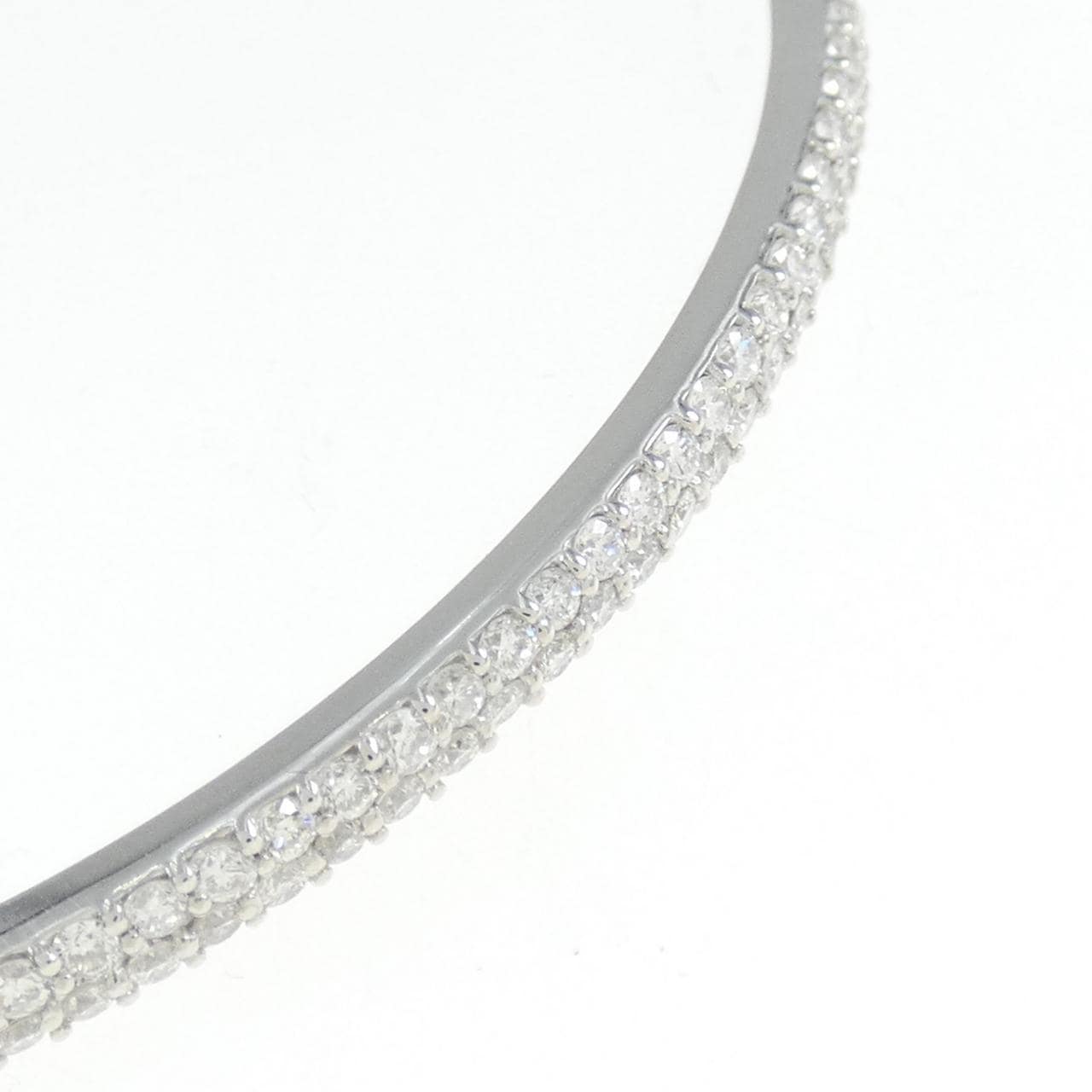 K18WG Diamond Bangle 1.27CT