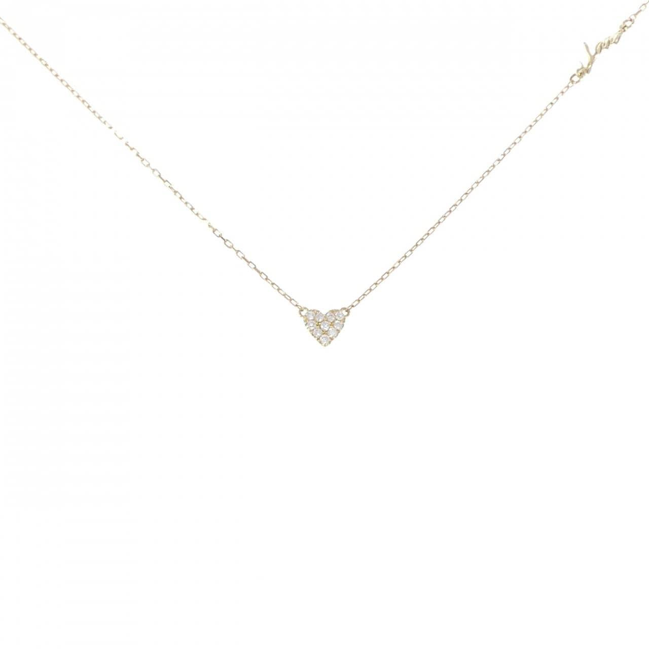 アーカー ハートパヴェ ネックレス 0.05CT