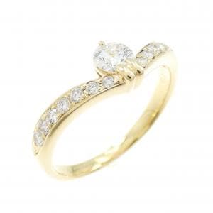 K18YG ダイヤモンド リング 0.20CT