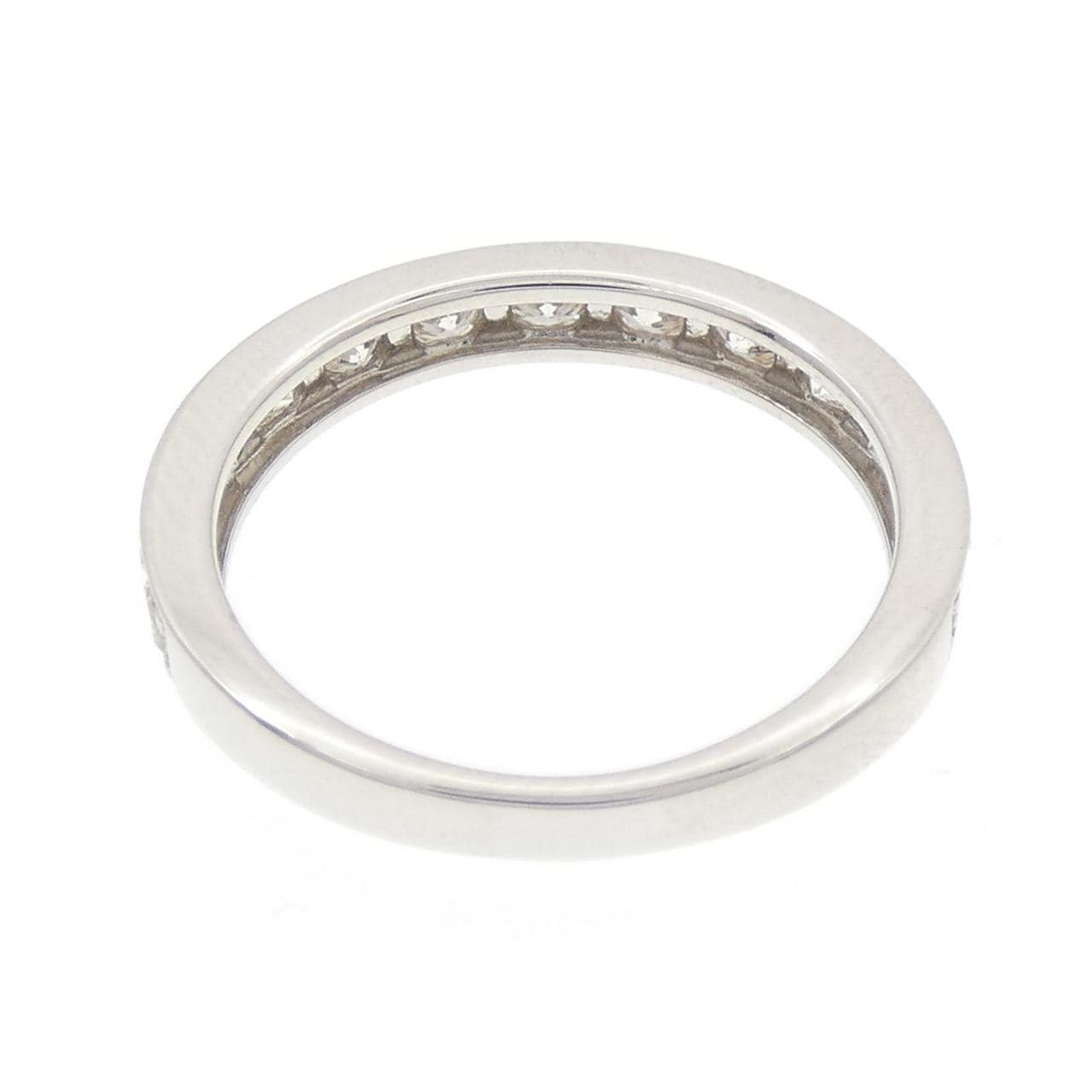 PT950 ハーフエタニティ ダイヤモンド リング 0.50CT